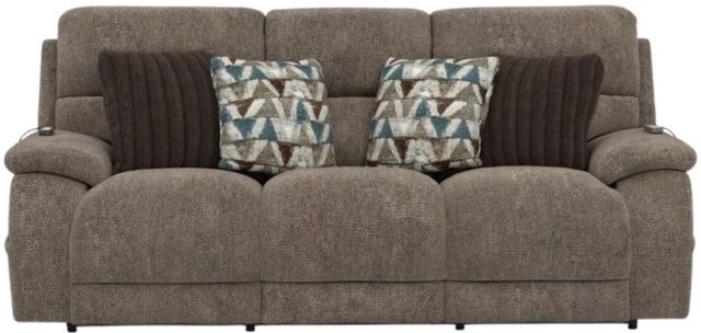 Catnapper® Joya Mushroom/Nile Power Headrest Reclining Sofa with Zero Gravity-1