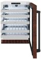 ZLINE Touchstone 24 " 4.8 Cu. Ft. Copper Dual Zone 44 Bottle Wine Cooler with Hand Hammered Glass Door-1