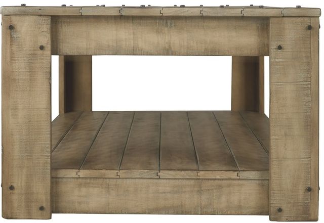 Signature Design by Ashley® Lindalon Light Brown Coffee Table-2