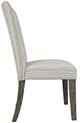 Jofran Inc. Telluride Beige/Driftwood Upholstered Dining Side Chair-4