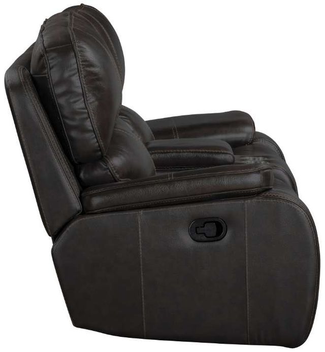New Classic® Home Brookings Charcoal Manual Reclining Console Loveseat-4