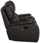 New Classic® Home Brookings Charcoal Manual Reclining Console Loveseat-4