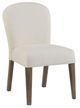 Bernards Trilogy Cocoa/White Sand Arch Upholstered Side Chair-0