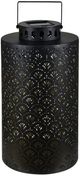 Crestview Collection Lotus Black Lantern Lamp-0