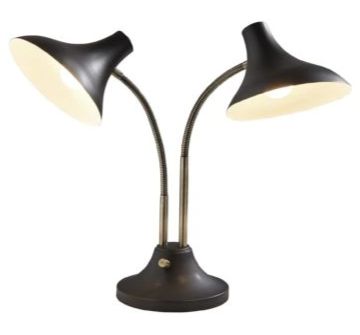 Adesso® Ascot Black Desk Lamp-0