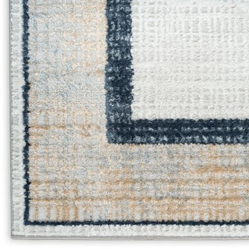 Nourison Home™ Dekor Gray Navy 5'x7' Area Rug-3