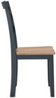 Signature Design by Ashley® Gesthaven Blue/Natural Dining Side Chair-2