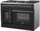FORNO® Galiano Alta Qualita 48" Black Pro Style Dual Fuel Range -2