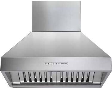Falmec Silence-NRS Collection 36" Scotch Brite Stainless Steel Wall Mounted Range Hood-0