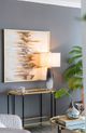 A & B Home Ombre Grey/White Glass Table Lamp-4