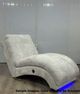 Elements International Nori Glam Fog Chaise with Heat Massage, USBC and LED-1