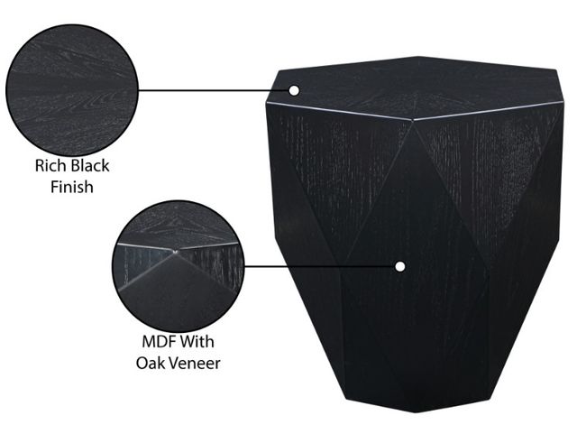 Meridian Furniture Diamante Black End Table-3