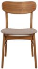 Coaster® Dortch 2-Piece Brown/Walnut Dining Side Chair Set-1