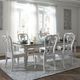 Liberty Furniture Magnolia Manor 7-Piece Antique White/Weathered Bark Optional Rectangular Dining Table Set-1