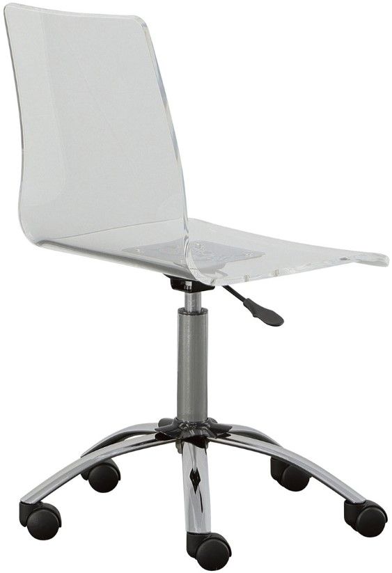 Steve Silver Co. Arthur Clear Adjustable Swivel Chair-3
