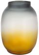 A & B Home Gray/Yellow Glass Normand Handcrafted Vase-2
