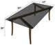 ACME Furniture Danzel Glass Top Dining Table with Vintage Oak Base-2
