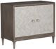 Vanguard® Furniture Vanguard Manning Silver Shimmer/White Capiz Side Table-0