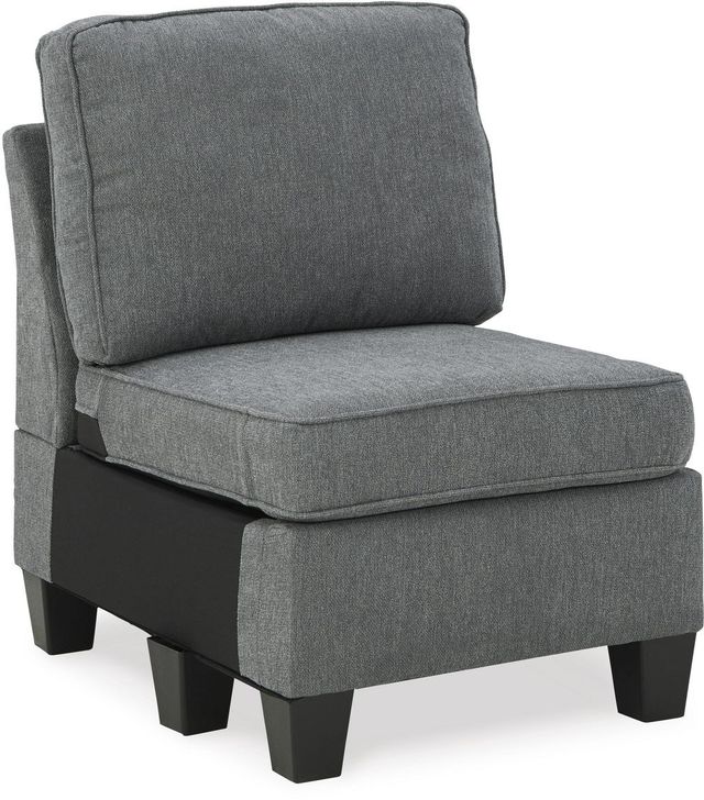 Signature Design by Ashley® Alessio 4-Piece Charcoal Sectional-3