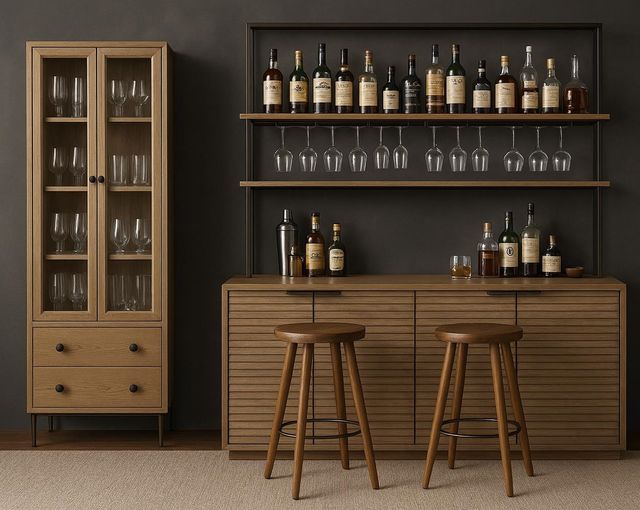 Bernards Linné Wheat Display Cabinet-3