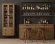 Bernards Linné Wheat Display Cabinet-3