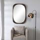 Uttermost® Sheldon Dark Walnut Mirror-1
