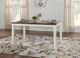 Powell® Jane Honey Brown Dining Table with Vanilla White Base-1