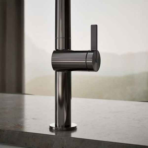 KOHLER® Components® Vibrant Titanium 18" Kitchen Sink Faucet with 2-Function Sprayhead-4