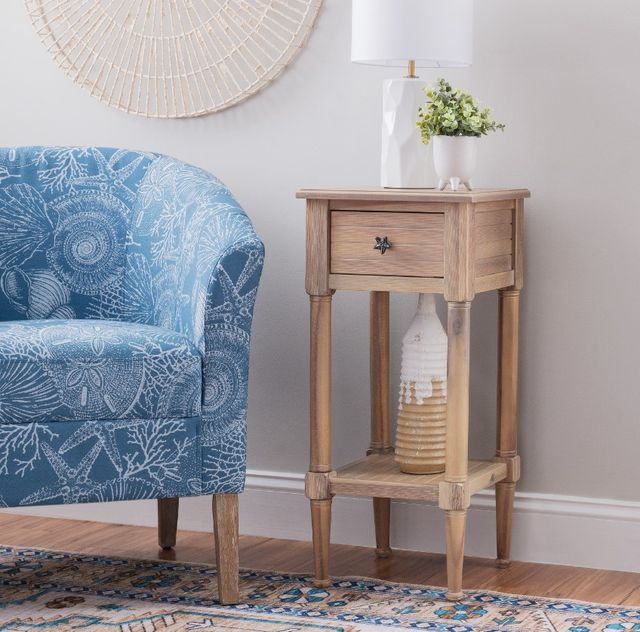 Linon Starfish Natural End Table-1