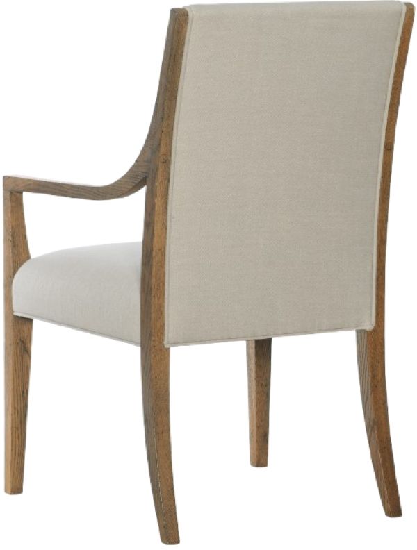 Hooker® Furniture Chapman Samantha Taupe/Sorrel Upholstered Dining Arm Chair-2