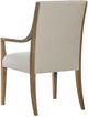 Hooker® Furniture Chapman Samantha Taupe/Sorrel Upholstered Dining Arm Chair-2