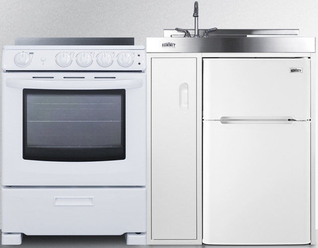 Summit 54 White All In One Kitchenette LH Brubaker Appliances and Water Treatment