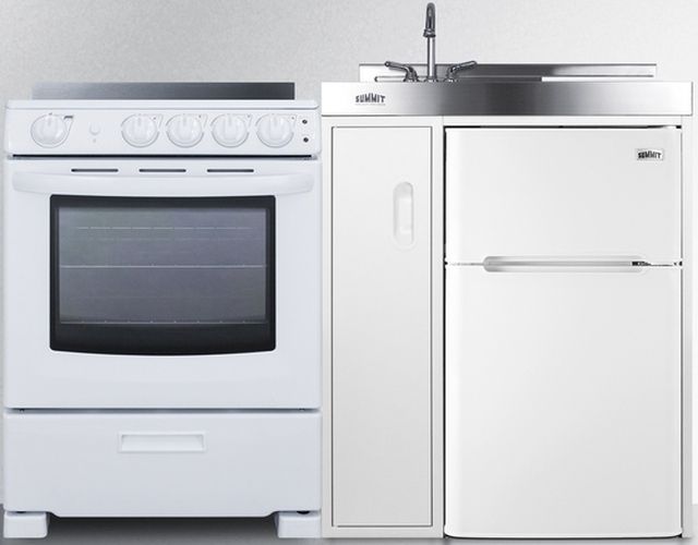 Summit® 54" White All-In-One Kitchenette-0