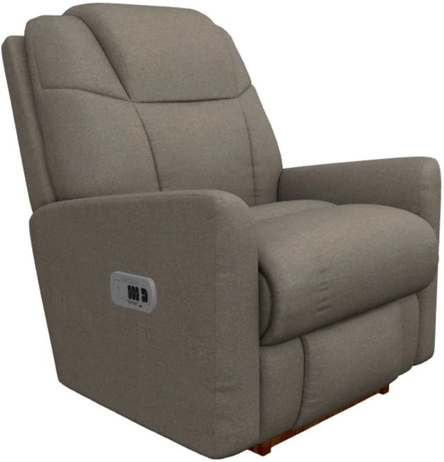 La-Z-Boy® Sparrow Mushroom Power Rocking Recliner with Headrest-0