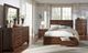 Modus Furniture Meadow Brick Brown California King Storage Panel Bed-1