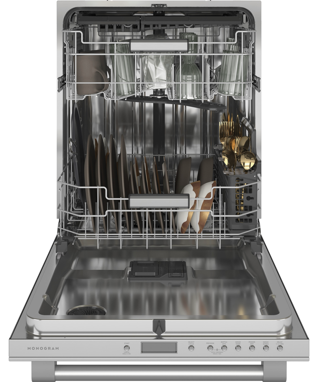 Monogram® Statement Collection 24" Stainless Steel Built-In Dishwasher-3