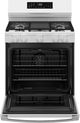 GE® 30'' White Freestanding Gas Range-2