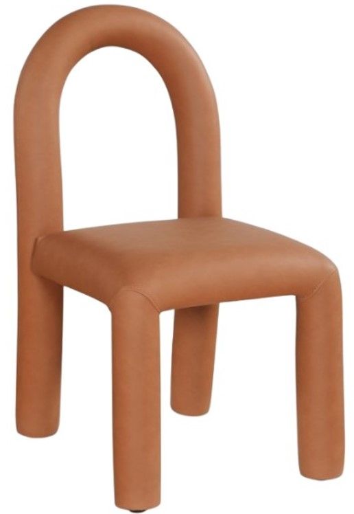 Meridian Furniture Amari Cognac Upholstered Dining Chair-0