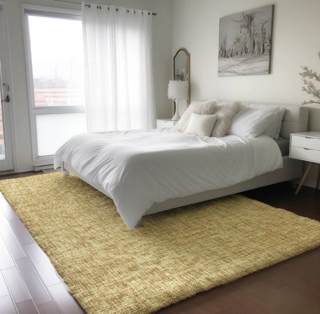 Dalyn™ Rug Company Voyage VY1 Gold 5'x8' Area Rug-1