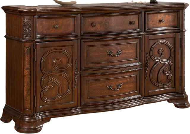 Steve Silver Co. Royale Warm Brown Pecan Buffet-0