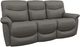 La-Z-Boy® James Charcoal Power Reclining Sofa with Headrest and Lumbar-0