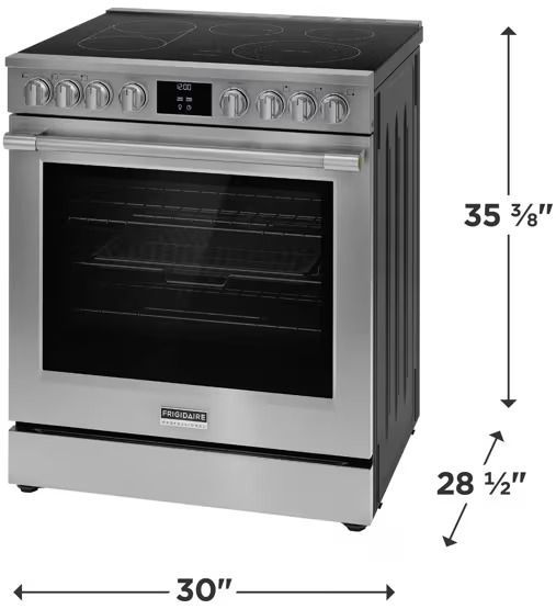Frigidaire Professional® 30" Smudge-Proof® Stainless Steel Freestanding Electric Range-2