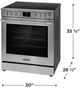 Frigidaire Professional® 30" Smudge-Proof® Stainless Steel Freestanding Electric Range -2
