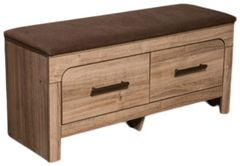 Signature Design by Ashley® Kinlanni Brown/Tan Upholstered Storage Bench