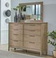 Whittier Wood® Furniture Bailey Almond 60" Dresser-1