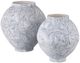 Currey & Company Blue Zag Blue/White Medium Vase-3