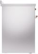 Ilve® Nostalgie II Series 30" Stainless Steel Pro Style Induction Range-4