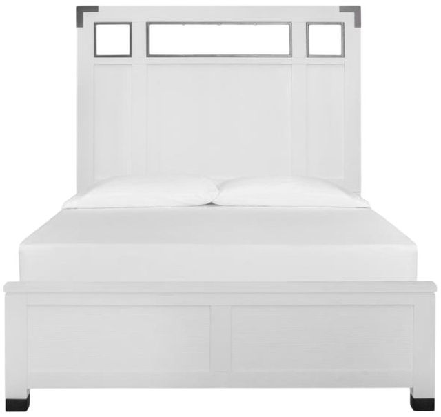 Magnussen Home® Harper Springs Silo White Queen Panel Bed-1