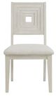 Elements International Avalanche 7-Piece Antique White Dining Set-5