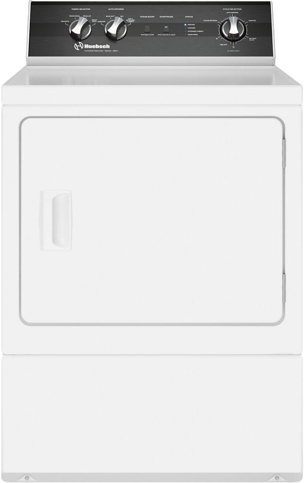 Huebsch® 7.0 Cu. Ft. White Front Load Electric Dryer-0